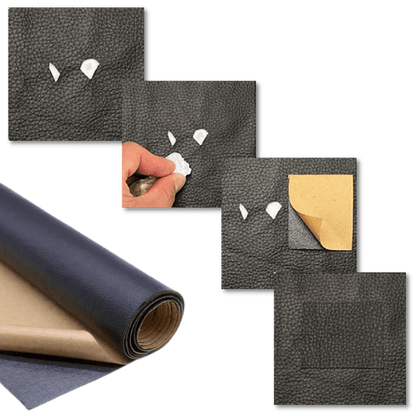 Parche Autoadhesivo para Reparación de Cuero – Impermeable y Duradero en 9 Colores, 50 x 135 cm 2