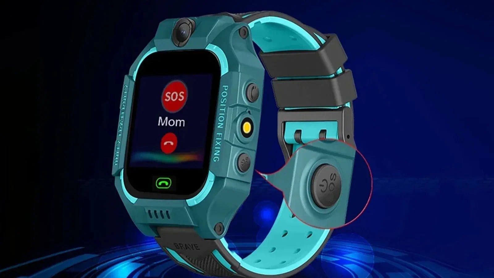 Reloj GPS para Niños con Seguimiento en Tiempo Real, Botón SOS, Llamadas Bidireccionales y Cámara – Resistente al Agua 1