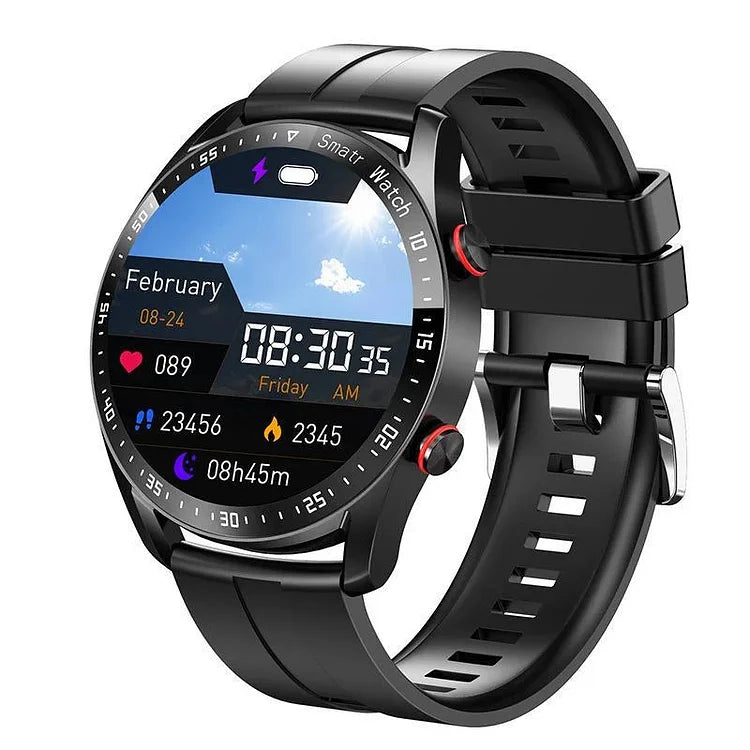Reloj Inteligente Hombre con Monitoreo de Glucosa No Invasivo y Salud – Diseño Elegante, Conectividad Bluetooth y Resistencia al Agua 2