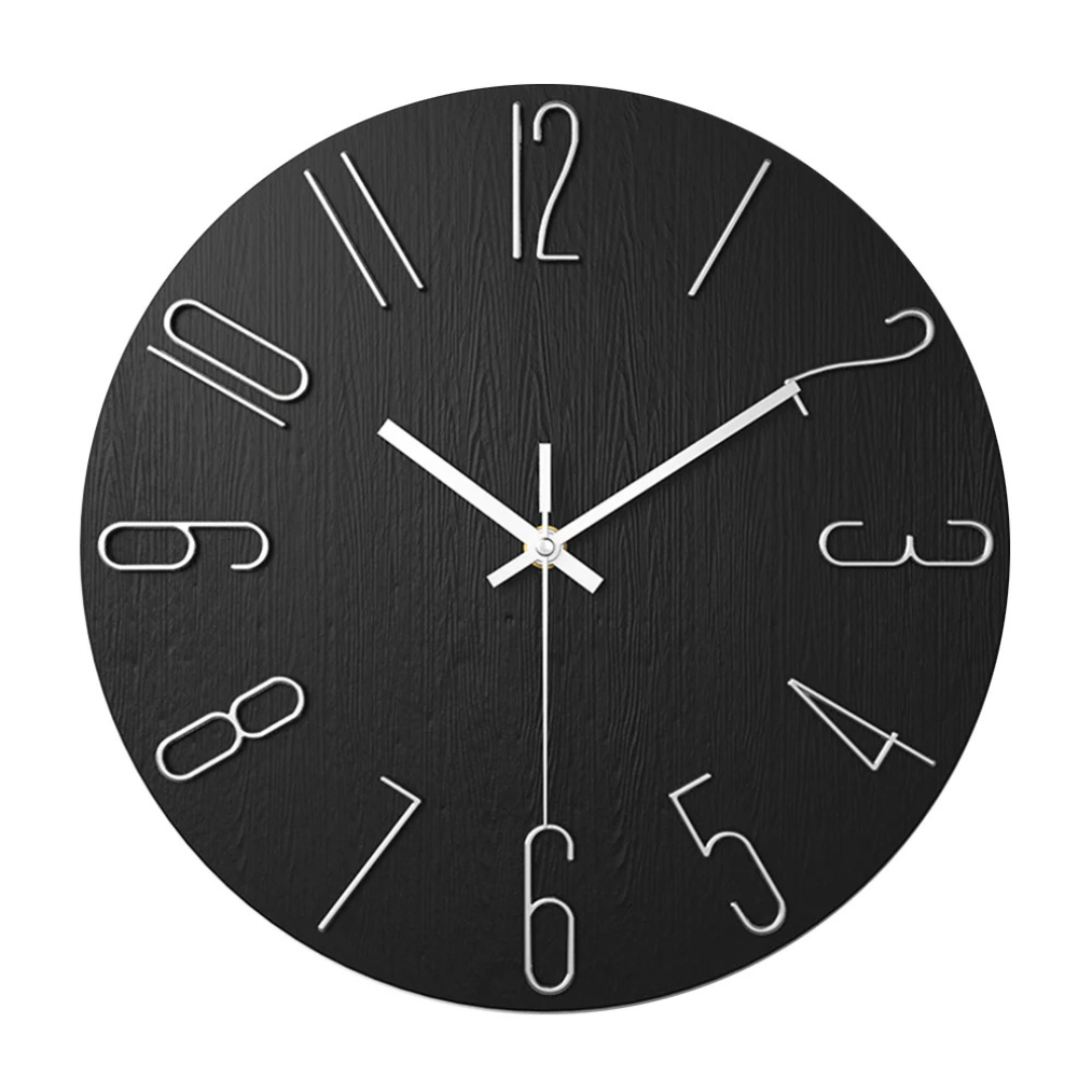Reloj de Pared Moderno Minimalista de 30 cm para Salón – Diseño Elegante y Preciso 2