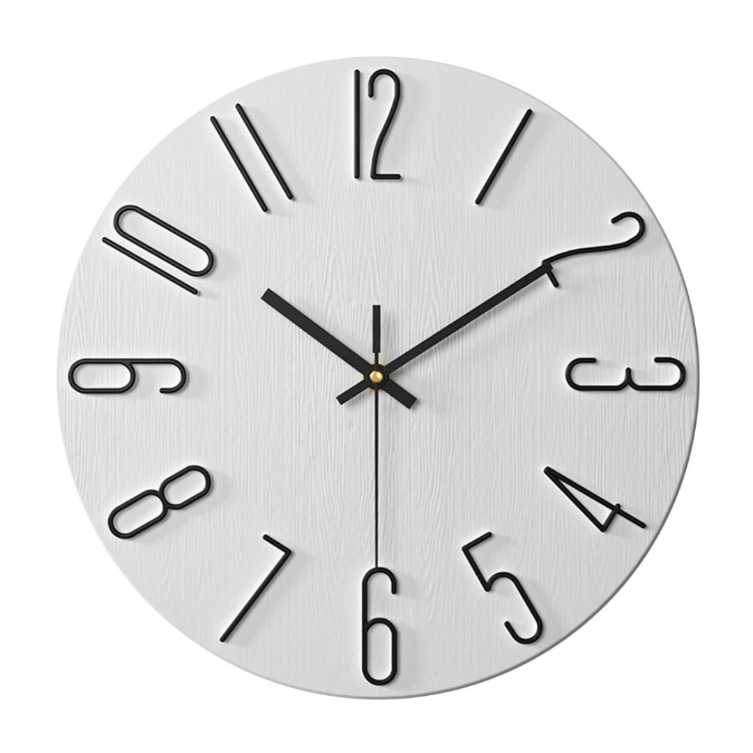 Reloj de Pared Moderno Minimalista de 30 cm para Salón – Diseño Elegante y Preciso 4