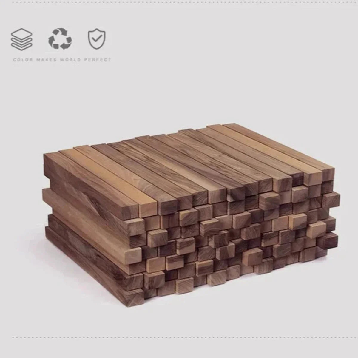 Reloj de Pared Moderno Yara en Madera Natural con Diseño Escandinavo y Esfera Transparente - Ideal para Salón y Oficina 4