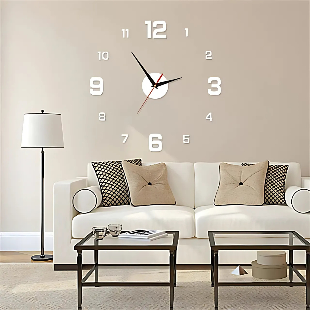 Reloj de Pared Moderno de Acrílico de 40 cm – Diseño Atemporal y Funcional para Decoración Interior 1