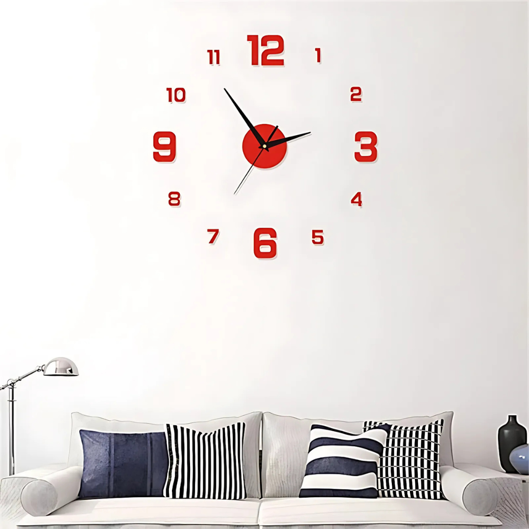 Reloj de Pared Moderno de Acrílico de 40 cm – Diseño Atemporal y Funcional para Decoración Interior 2