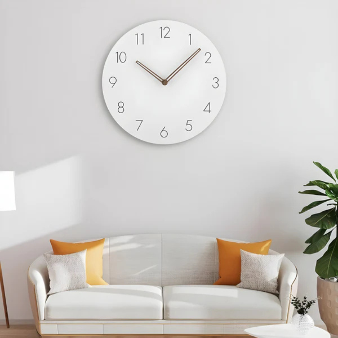 Reloj de Pared Moderno de Madera 29 cm – Diseño Elegante y Silencioso para Sala de Estar y Oficina 3