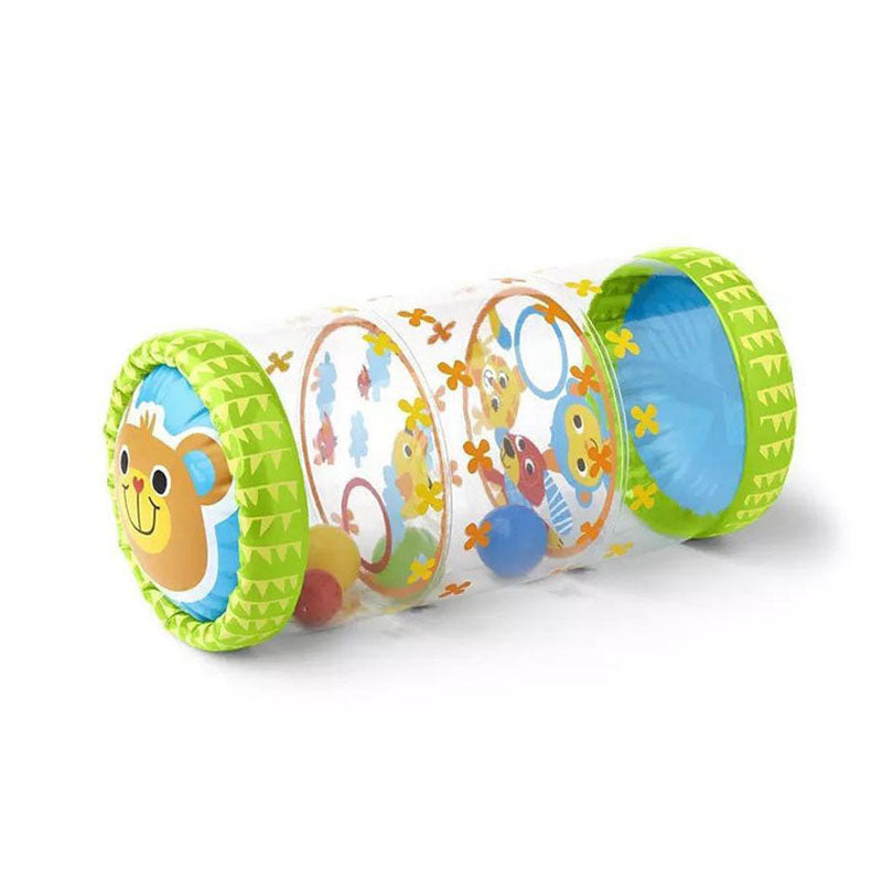 Rodillo Inflable Seguro para Bebés – Juguete Interactivo para Desarrollo Motor de 6 a 12 Meses, Estimulación Sensorial y Coordinación 0