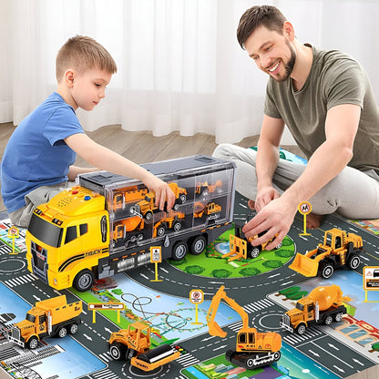 Set de Coches de Juguete Sostenibles para Aprendizaje y Desarrollo Infantil – Material de Plástico, Incluye Kit de Montaje 0