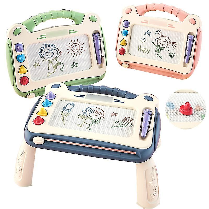 Tablero de Dibujo Magnético Educativo para Niños, Reutilizable y Sin Ensuciar, Ideal para Fomentar la Creatividad y Habilidades Motoras 0