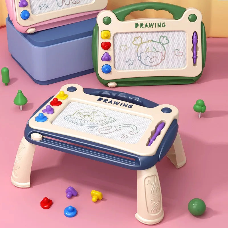 Tablero de Dibujo Magnético Educativo para Niños, Reutilizable y Sin Ensuciar, Ideal para Fomentar la Creatividad y Habilidades Motoras 3