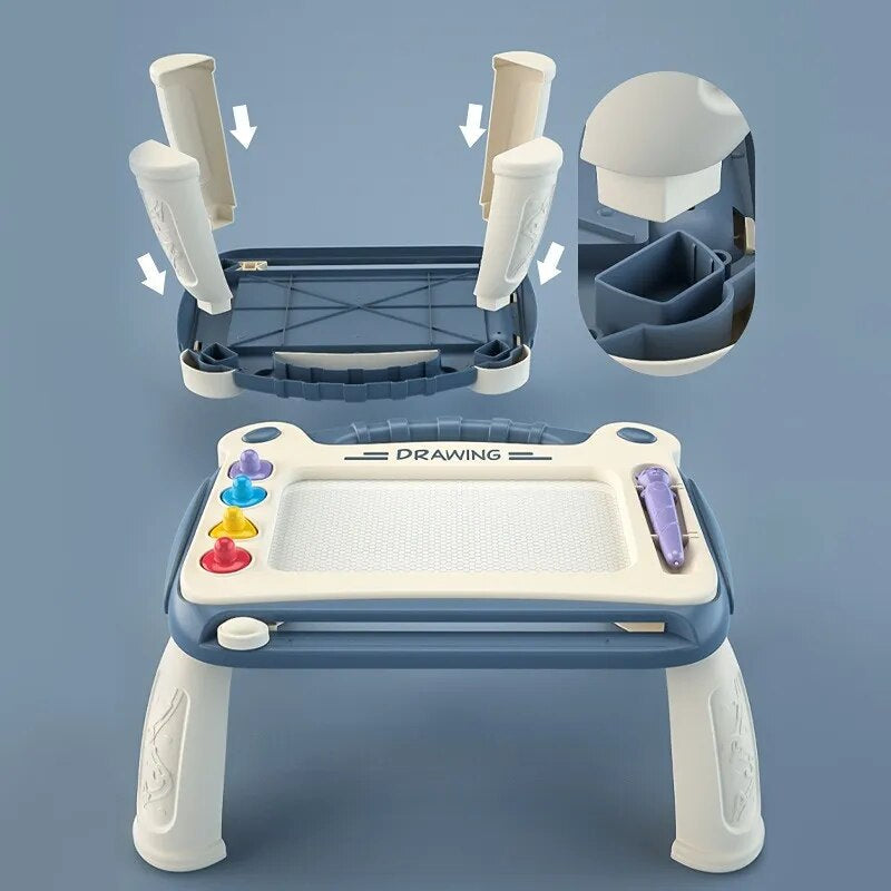 Tablero de Dibujo Magnético Educativo para Niños, Reutilizable y Sin Ensuciar, Ideal para Fomentar la Creatividad y Habilidades Motoras 6