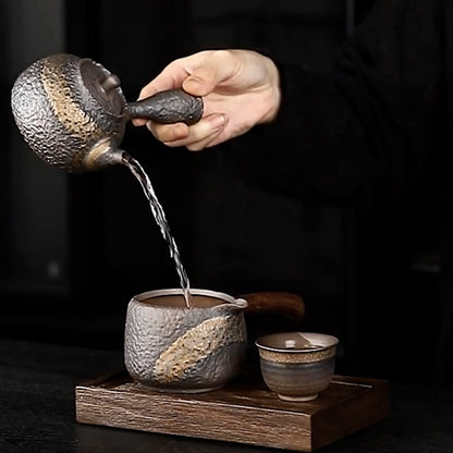 Tetera de Cerámica Tokoname-Yaki Artesanal de 220 ml – Elegante y Perfecta para Té en Solitario con Filtro Sasame 6