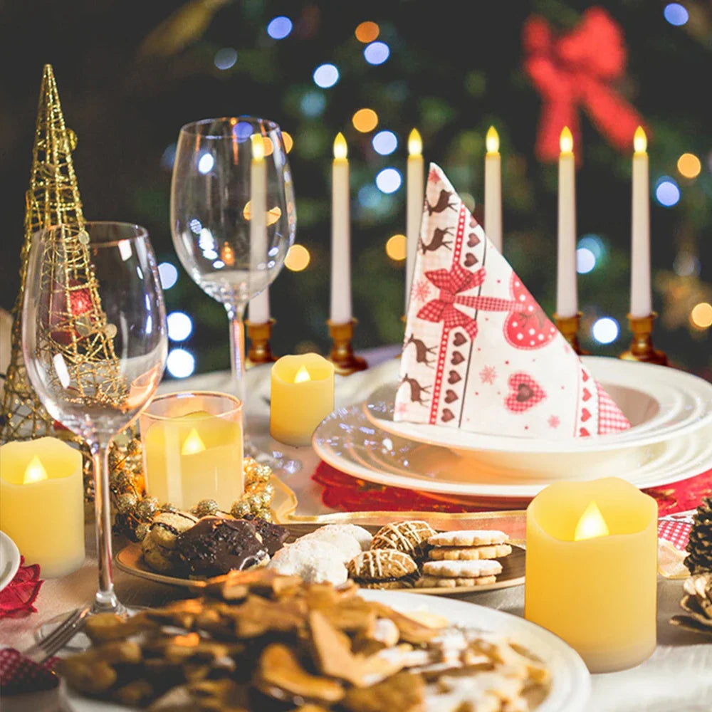 Vela Decorativa LED Recargable con Control Remoto y Temporizador – Luz Cálida y Ecológica, Ideal para Decoración del Hogar 0