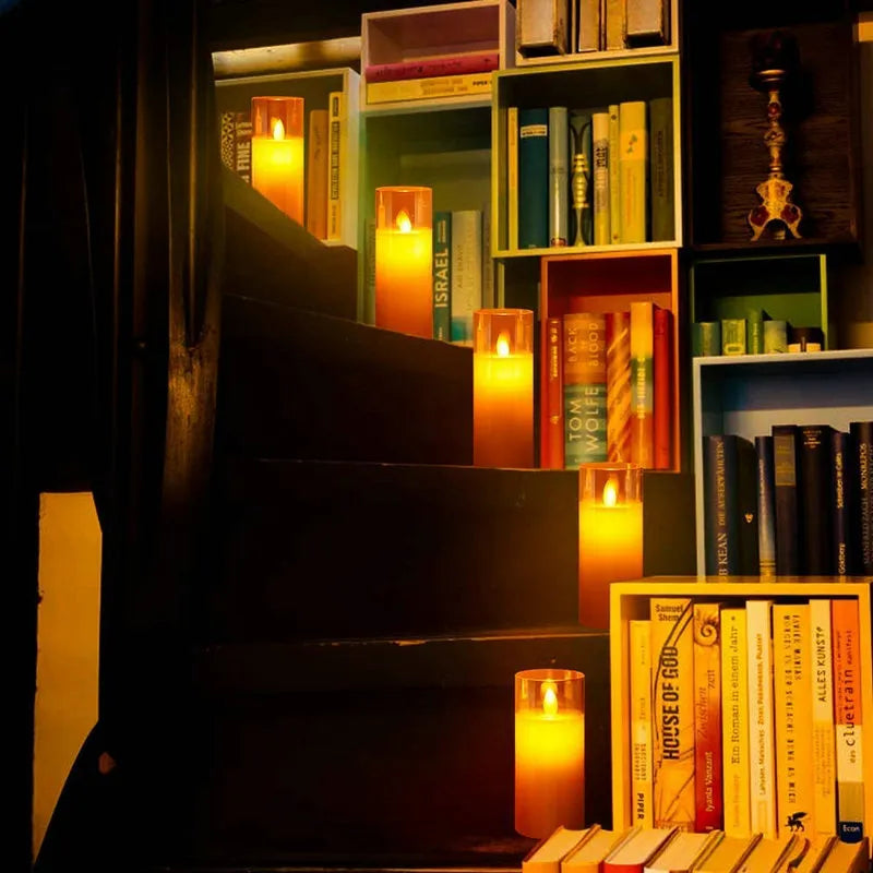 Vela LED Inalámbrica Elegante y Segura – Iluminación Acogedora para el Hogar 4