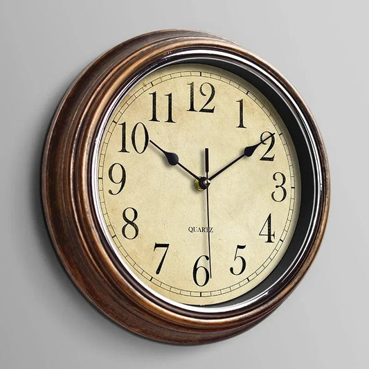 Reloj de Pared Tradicional Detalles Ornamentados